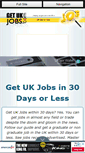 Mobile Screenshot of get-uk-jobs.com